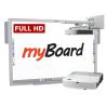 Zestaw interaktywny myBoard Silver 90 Full HD, projektor NEC U321H FullHD oraz głośniki myBoard sound AMP-32
