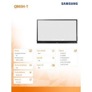 Monitor interaktywny Samsung QB65H-TR 65" - 2