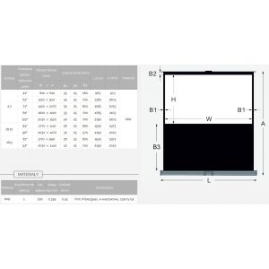 Ekran Pull-Up Suprema Libra X 203x114 (16:9) MW biały - 2