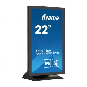 Monitor dotykowy POS iiyama ProLite T2234MSC-B7X , IPS, pojemnościowy, IP65, głośniki - 3