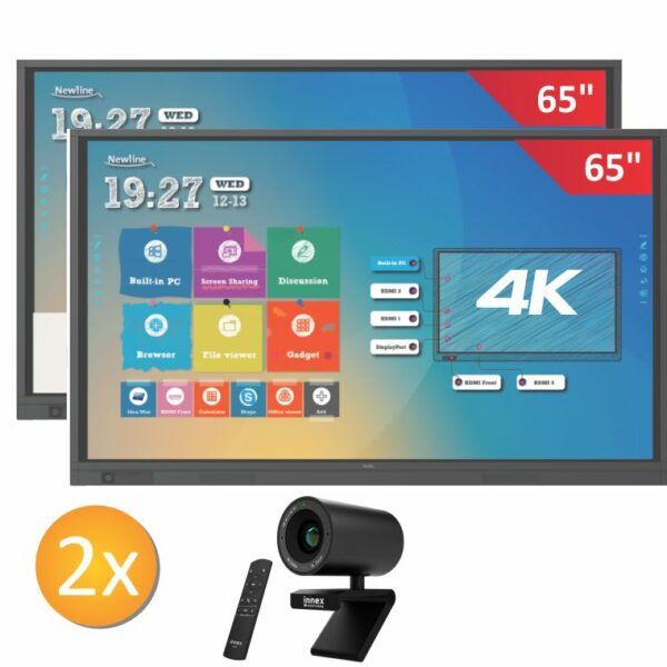 Zestaw: 2x monitor TT-6519RS 2 x uchwyt ścienny 2x kamera Innex C570 - 1