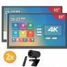 Zestaw: 2x monitor TT-6519RS 2 x uchwyt ścienny 2x kamera Innex C570 - 1