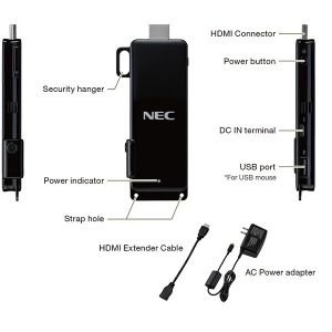 NEC MP10RX
 MultiPresenter Stick - 3