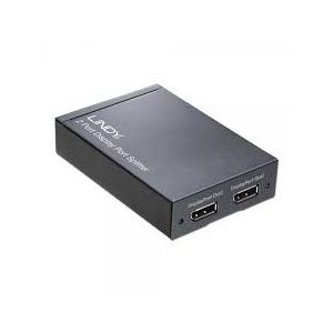 Lindy 38402 splitter DisplayPort (1xIN - 2xOUT)