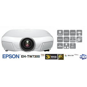 Projektor Epson EH-TW7300 + kabel HDMI lub uchwyt Gratis  do kina domowego z optymalizacją 4K